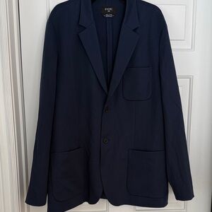MENS RHONE Classic Dark Blue Blazer-XXL
